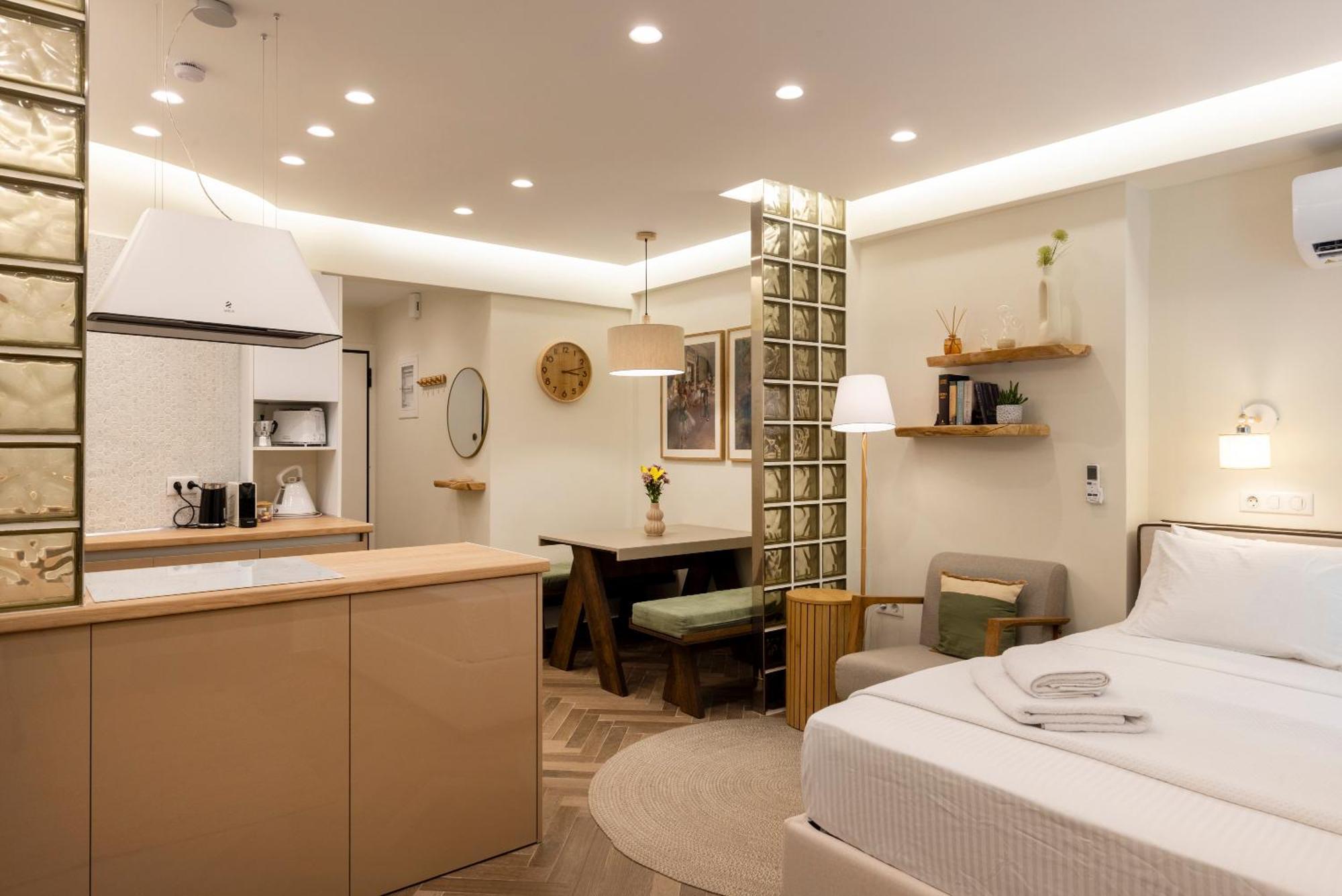 Studio Flat 21 At Evangelismos Metro Stn Atenas Exterior foto
