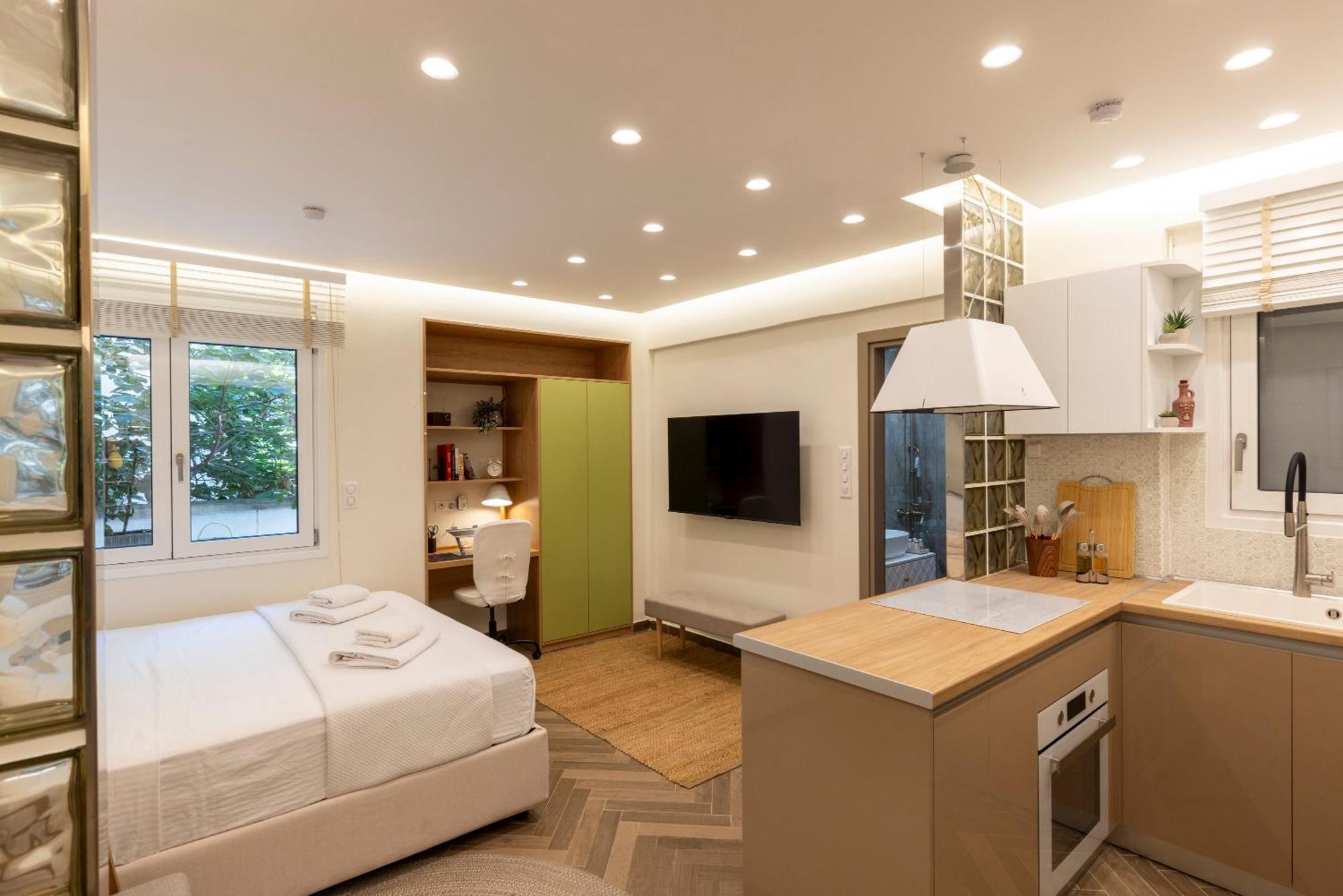Studio Flat 21 At Evangelismos Metro Stn Atenas Exterior foto