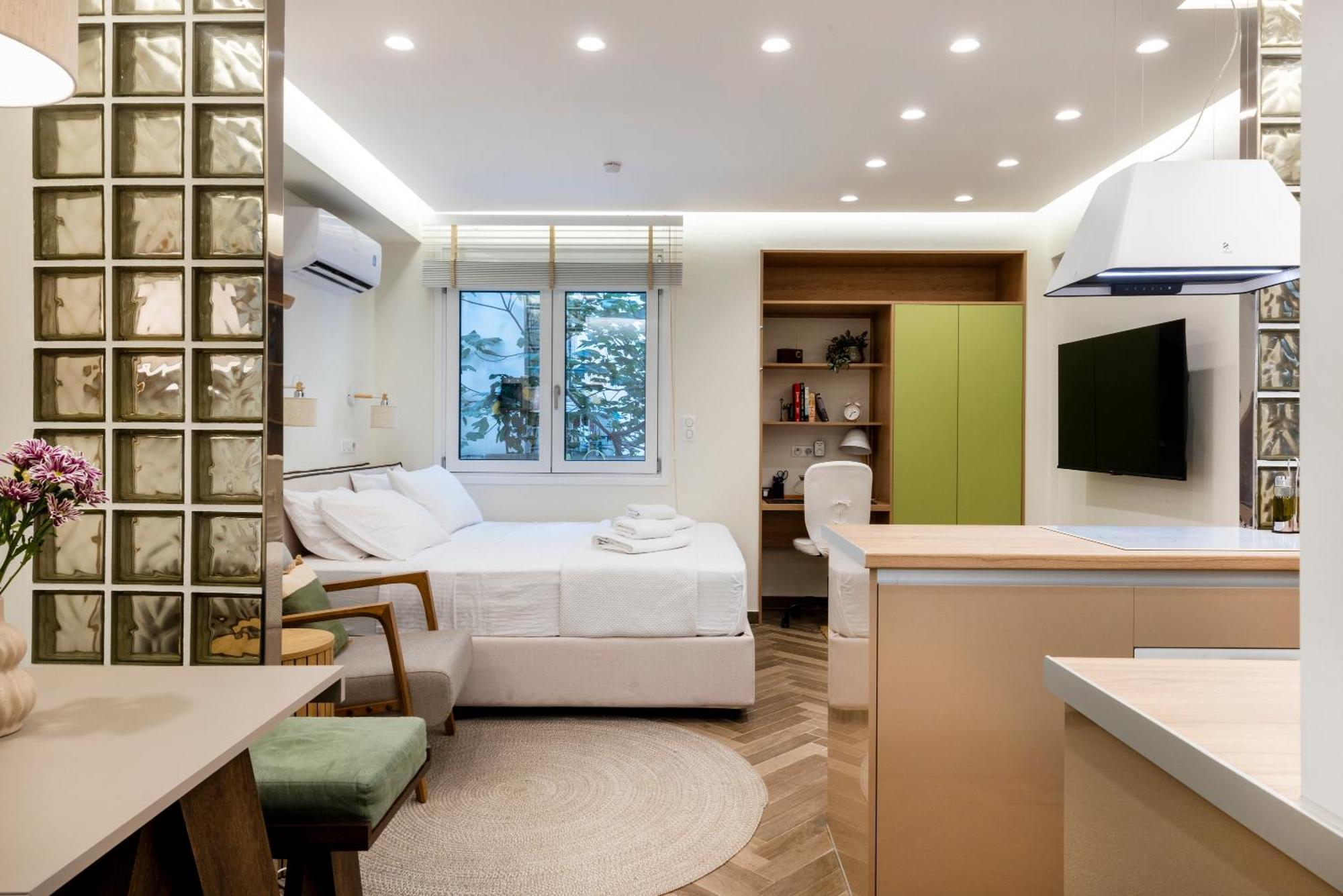 Studio Flat 21 At Evangelismos Metro Stn Atenas Exterior foto